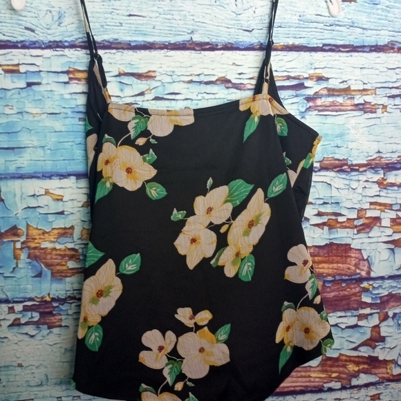 Free Press Patterned Surplice Neck Cami - Picture 3 of 4